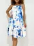 Vestido Feminino Curto Crepinho de Alça com Babado Kenia Ref. 1407 - comprar online