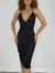 Vestido Feminino Curto em Ribana de Alça Plissado Iara Ref. 1385 - comprar online