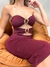 Vestido Feminino Midi em Suplex Recorte Duplo com Fivela Maisa Ref. 1390 - PeerShopp