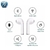 Fone i12 TWS Bluetooth 5.3 - comprar online