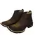 Bota Botina Texana Country Moda Masculina Couro Cano Médio Bico Quadrado - loja online