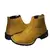 Bota Botina Texana Country Moda Masculina Couro Cano Médio Bico Quadrado