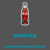 Botella Vidrio Coca