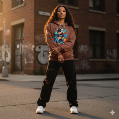 Moletom Canguru Unissex Personalizado com estampa de urso Just Personalizado - Needstar