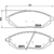 Balatas traseras Dynamik Originales Spark 2011-2015 - Autopartes Spartan | Refacciones Automotrices al Mejor Precio