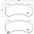 Balatas delanteras Dynamik Cadillac CTS 2009-2015 Big Brake - comprar en línea