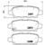 Balatas traseras Brembo Originales Altima 2002-2021 2.5 - Autopartes Spartan | Refacciones Automotrices al Mejor Precio