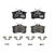 Balatas traseras Brembo Originales Polo 2015-2023 - Autopartes Spartan | Refacciones Automotrices al Mejor Precio