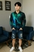 Blusa com estampa de lobo - comprar online