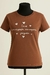 blusa marrom com estampa