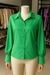 Blusa verde claro de abotoar