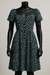 vestido de flores preto e verde e azul - comprar online