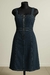 vestido jeans de alça