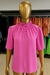 Blusa rosa com bordado