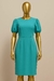 vestido ciano