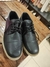 Sapato Casual Masculino Preto com Solado Bege