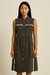 Vestido Midi Botões Grafite