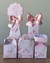 PEGUE E MONTE - Kit Festa Personalizado Jardim Encantado Rosa