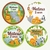 Adesivos Personalizados para Festa - Safari