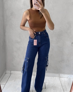 Calça Wide Leg Cargo - comprar online