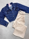 Jaqueta Jeans Brilho