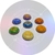 Set Orgonitas Semiesféricas Alineación Chakras con Simbología - comprar online
