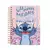 Caderno Smart Universitário 10 Matérias Stitch Rosa DAC
