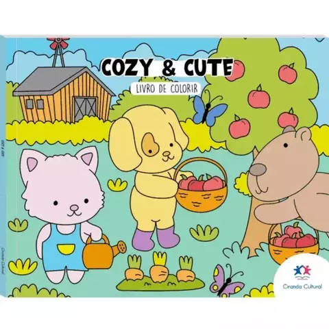 Livro de Colorir Cozy and Cute - CIRANDA - UND
