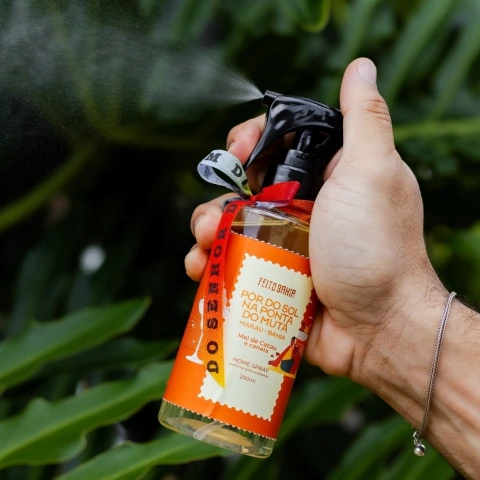 Perfume para ambiente Por do sol da Ponta do Muta - Feito Bahia 200ml