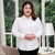 Plus size blusa camisa branca feminina 2024 primavera moda plus size roupas femininas sólido básico ol das mulheres topos 4xl 5xl 6xl blusas - Solari