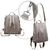 Nova moda grande capacidade destacável náilon cor sólida leve alça de ombro à prova dwaterproof água multi funcional mochila feminina na internet