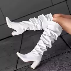 BOTAS CAÑA ALTA ARRUGADAS - tienda online