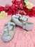 Sapatinho Branco Verniz C/ Aplique de Flores e Lacinho Luxo - comprar online