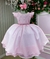 Vestido Ysa Kids Rosa Bebe Com Laço Elegante - Nixer - Vestidos de Festa, Moda Infantil, Daminhas, Noivas e Pajem
