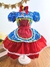Vestido Infantil Junino Azul Colorido Festa São João - comprar online