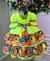 Vestido Junino Banana Club Luxo Roça Animada na internet