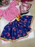 Conjunto Junino Banana Club Luxo Mirela Saia Florida Azul - comprar online