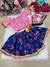 Conjunto Junino Banana Club Luxo Mirela Saia Florida Azul - comprar online