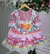 Vestido Junino Bell Luxo Arraia do Brilho Rosa Bebê