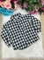 Camisa Xadrez Julio Branca e Preta Flanela/Flanelada Junina - comprar online