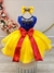 Vestido Fantasia Infantil Princesa Branca de Neve C/ Capa - Nixer - Vestidos de Festa, Moda Infantil, Daminhas, Noivas e Pajem