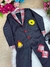 Conjunto Junino Princesa Belli Seu Manoel Terno Preto