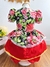 Vestido Infantil Junino Festas Vermelho Florido - comprar online