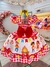 Imagem do Vestido Infantil Junino Festa São João Xadrez Vermelho