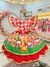 Vestido Infantil Junino Xadrez Vermelho Festa de São João - comprar online