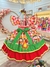 Vestido Infantil Junino Xadrez Vermelho Festa de São João na internet