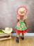Vestido Infantil Junino Xadrez Vermelho Festa de São João