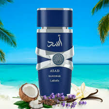 Kit de Perfume Lattafa Asad + Asad Zanzibar - 5th Anniversary Edition - Eau de Parfum - Masculino - 100ML - Essence D'or