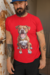 Playera Cuello Redondo Manga Corta para Hombre Diseño Perrito Cafe - comprar en línea