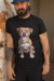 Playera Cuello Redondo Manga Corta para Hombre Diseño Perrito Cafe en internet